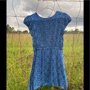 Mini Boden// Girls Blue Star Dress>> Size 13-14 Y